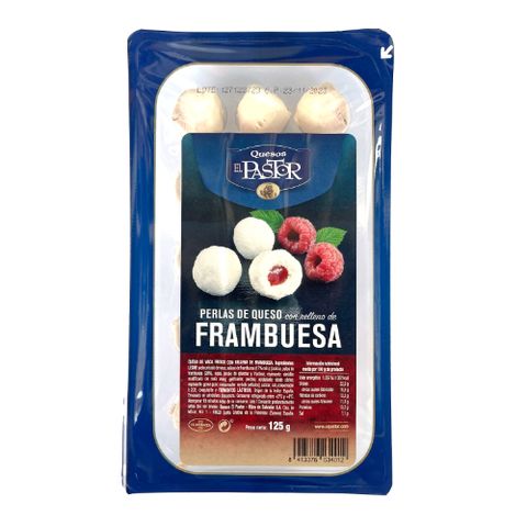 El Pastor Cheese Pearls With Rasberry (Frambuesa)