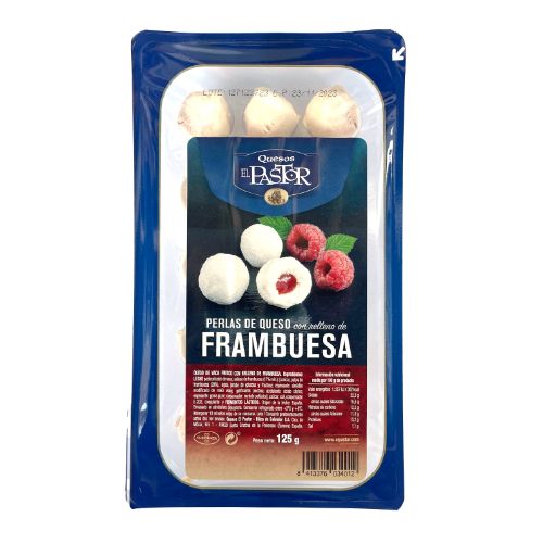 El Pastor Cheese Pearls With Rasberry (Frambuesa)