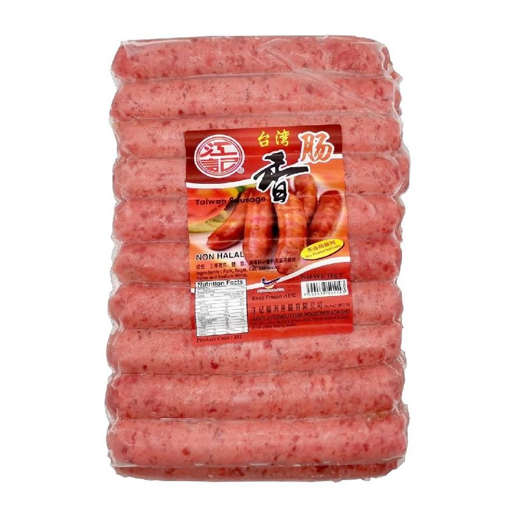 JIANG JI TAIWAN SAUSAGE 1KG