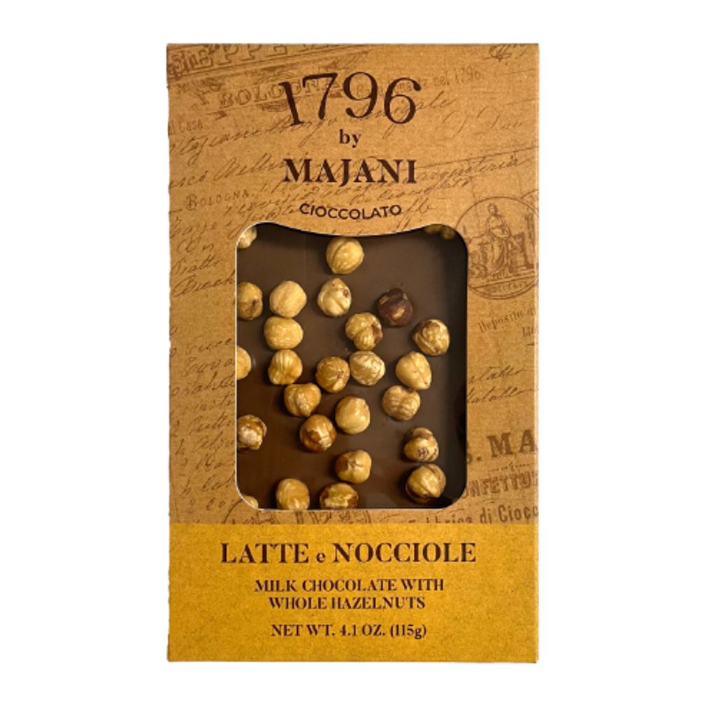 Majani 1796 Milk Chocolate With Whole Hazelnuts 115g