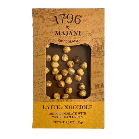 Majani 1796 Milk Chocolate With Whole Hazelnuts 115g