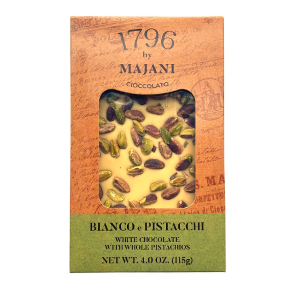 Majani 1796 With Chocolate With Whole Pistachio 115g