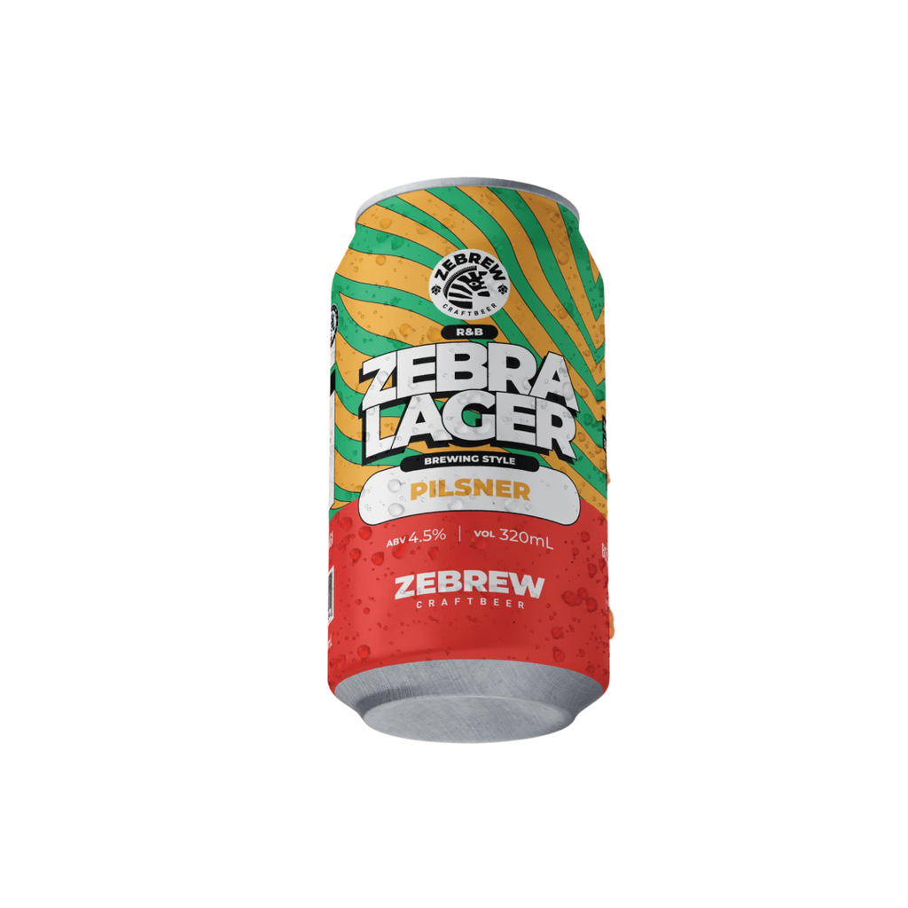 Zebrew Zebra Lager Craft Beer