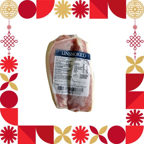 EDWARDS OF CONWY UNSMOKED BACON 1KG