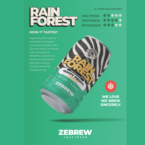 Zebrew Rrainforest Craft Beer (1)