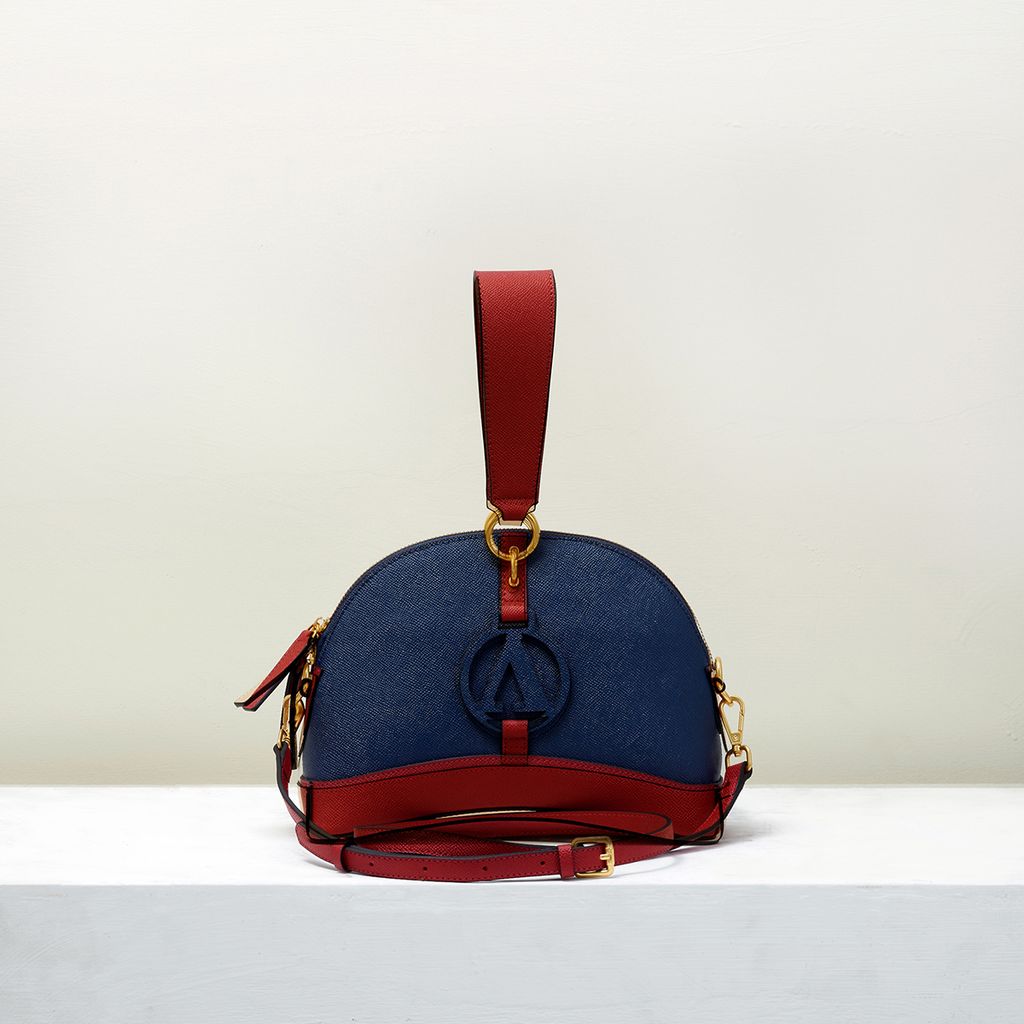 未末系列深緋藍月蝕eclipse Shell Bag Dark Red Blue Anderlos 安德羅斯