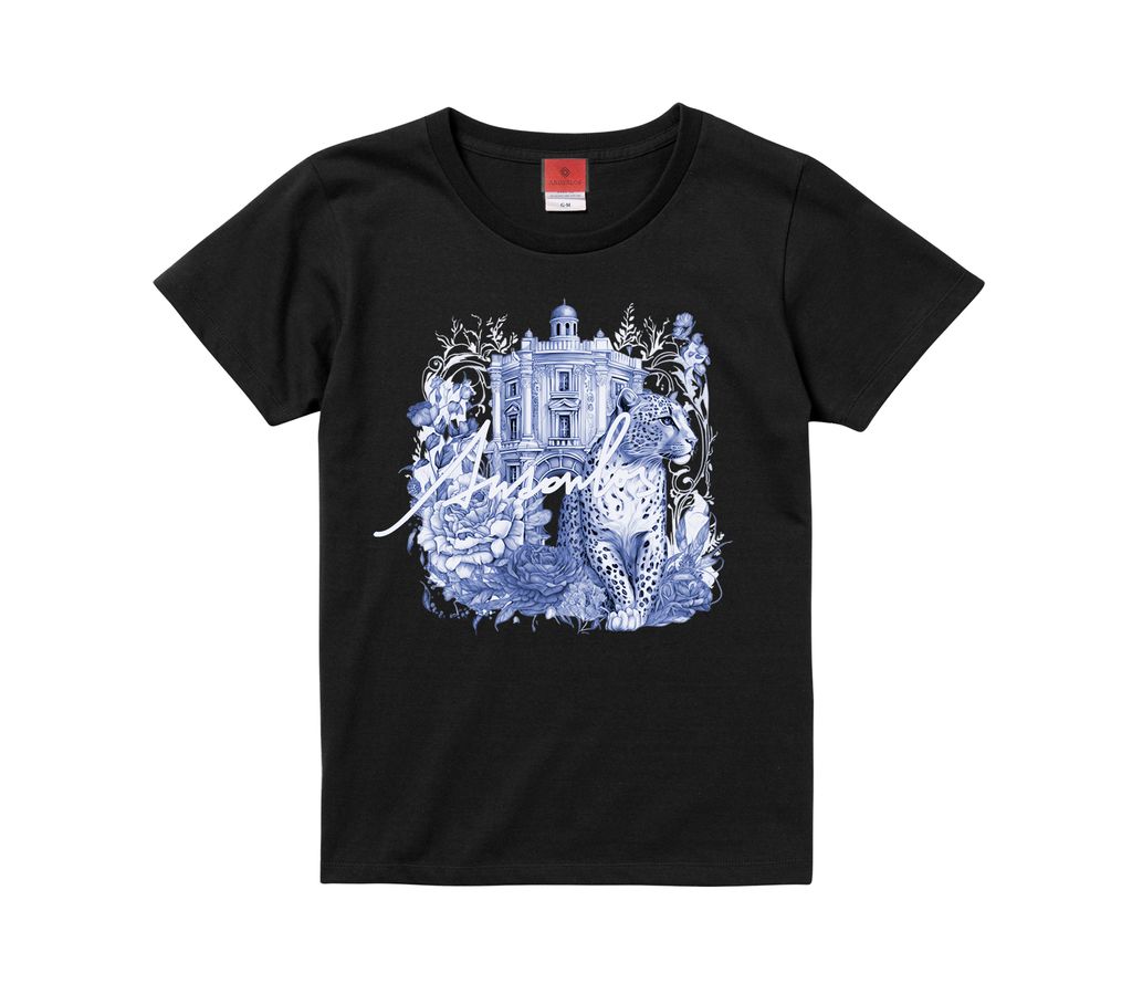 T恤套圖 - 紅玫潛影(深藍)正面-500103-002-76