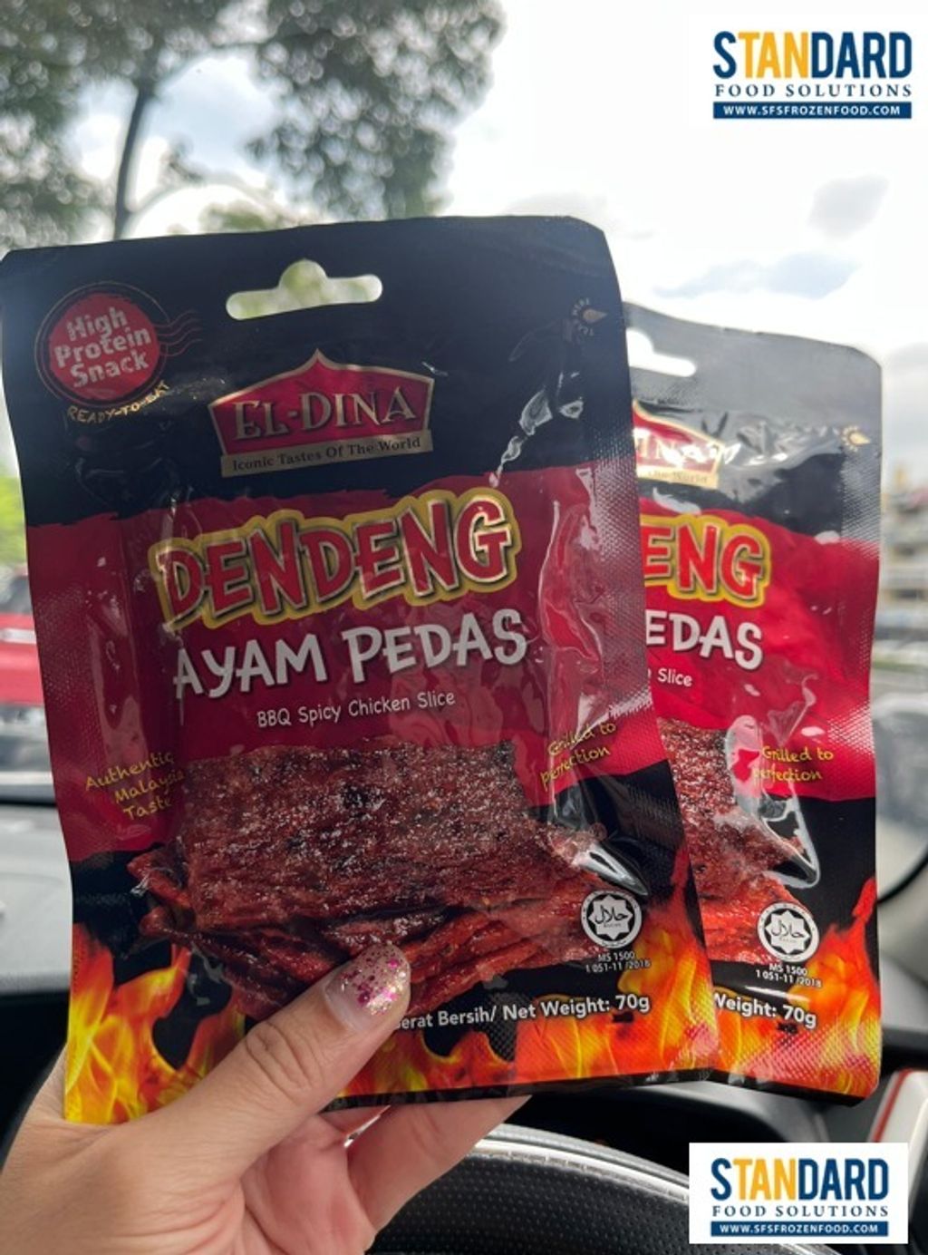 ELDINA Dendeng Ayam Pedas 2