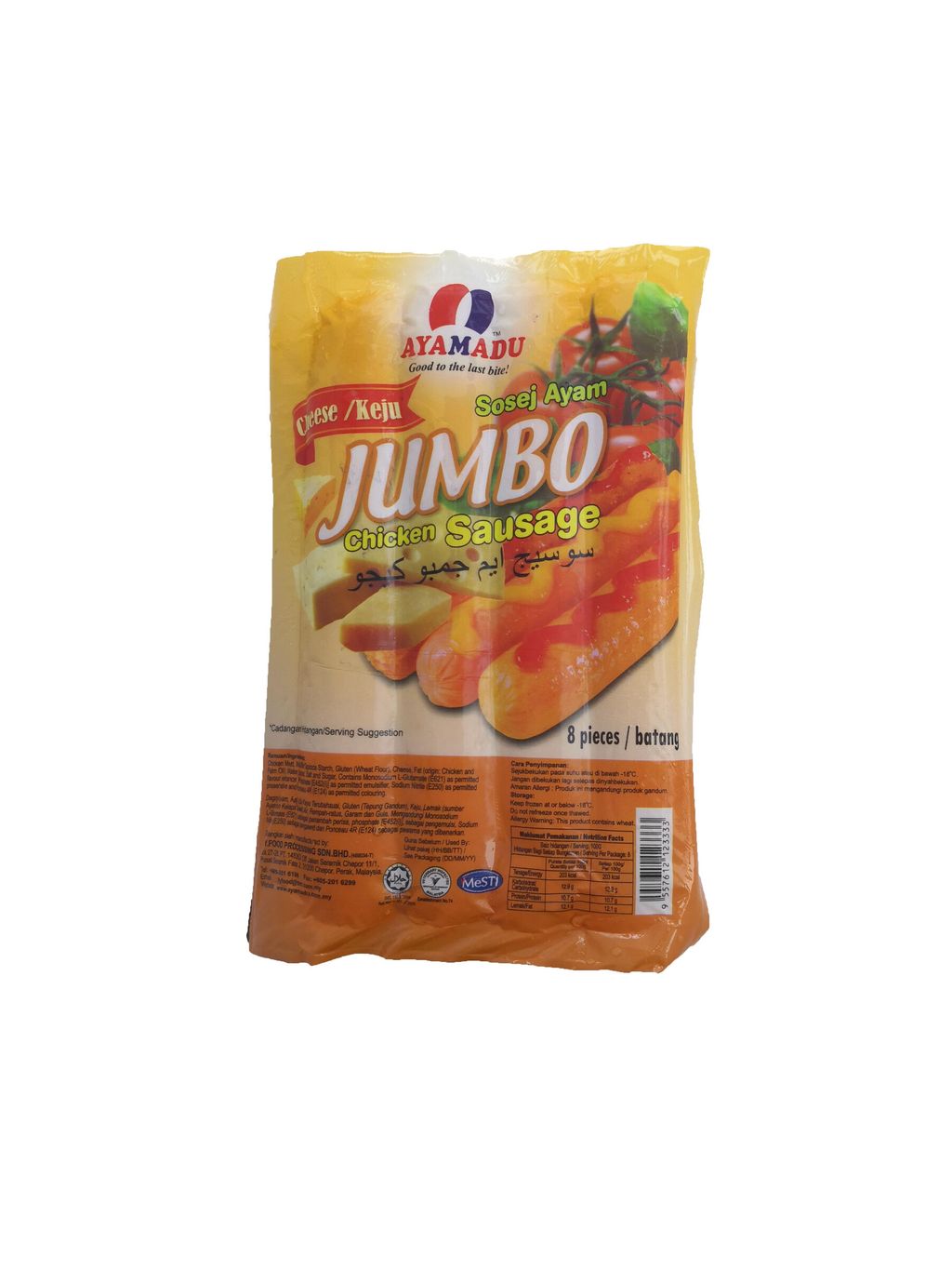 Chicken Sausage Jumbo Cheese (Ayamadu) 1