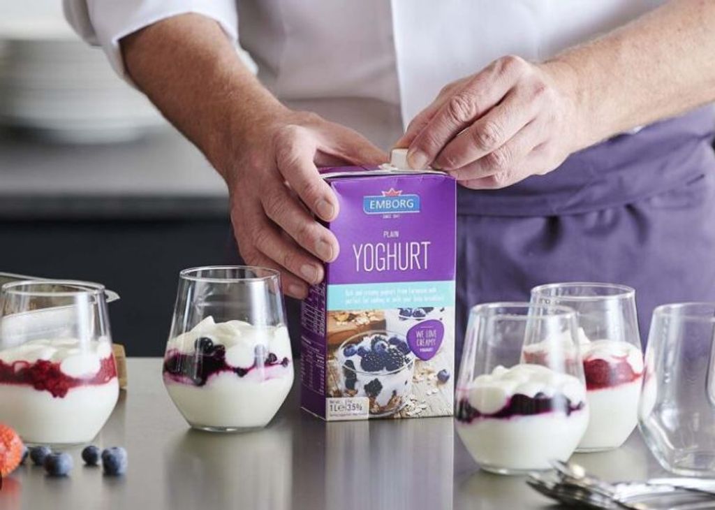 Emborg Natural Yogurt 1L 2