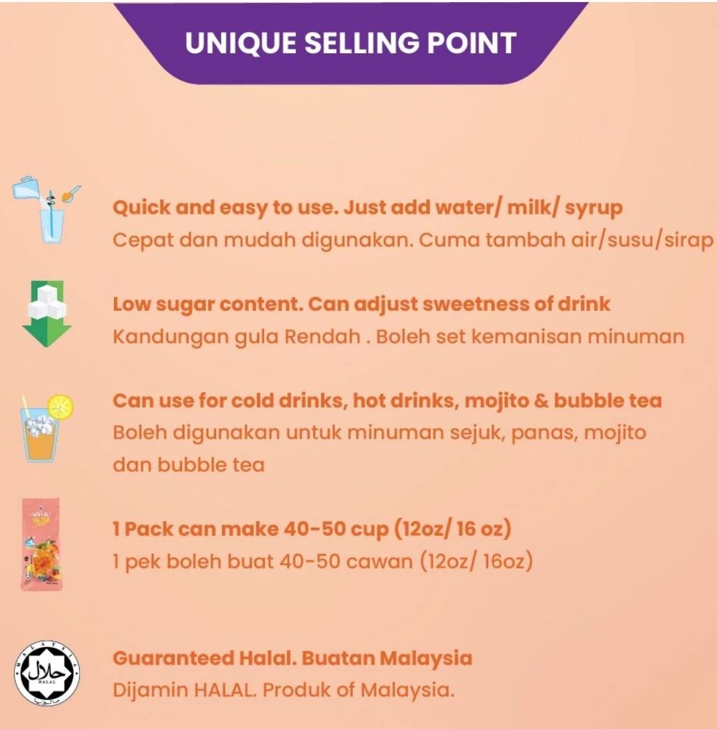 Mix-lah Ice Tea Premix Lemon Tea 2