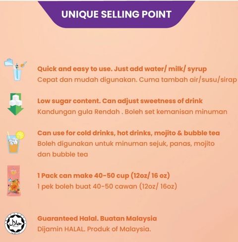 Mix-lah Ice Tea Premix Lemon Tea 2