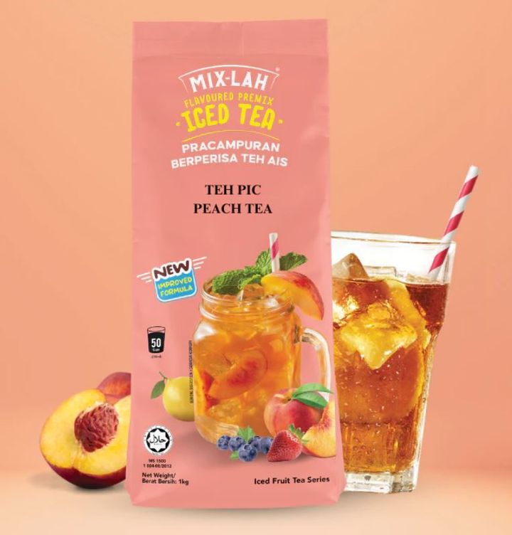 Mix-lah Ice Tea Premix Peach Tea