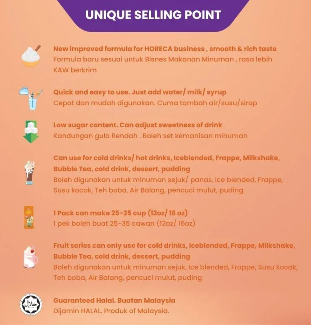 Mix-lah Milkshake Premix Green Tea Latte_3