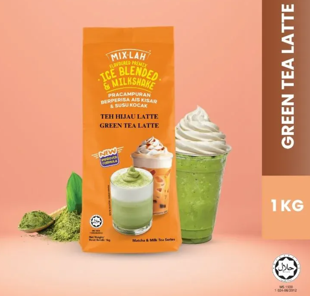 Mix-lah Milkshake Premix Green Tea Latte_1