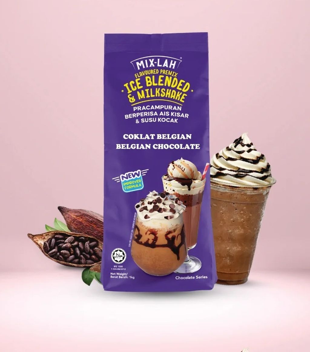 Mix-lah Milkshake Premix Belgian Chocolate_1