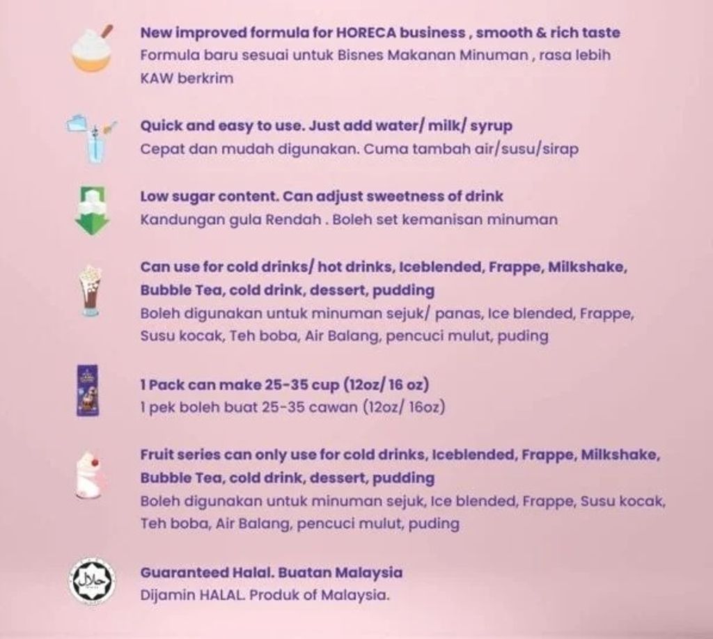 Mix-lah Milkshake Premix Belgian Chocolate_3