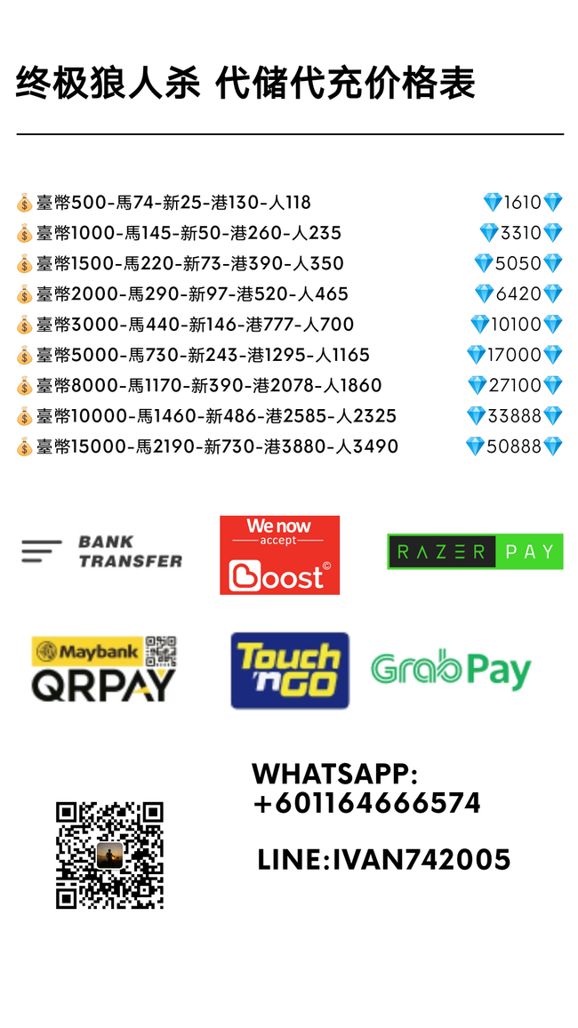 Kelvin Chok |  - 终极狼人杀-专业代充-🆔入砖