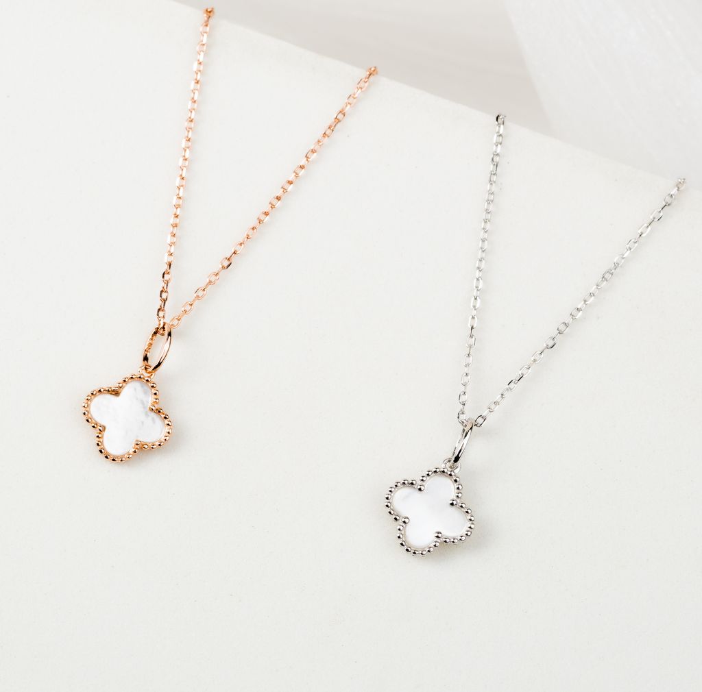 Ellie Pearl Clover Necklace – Matches Store