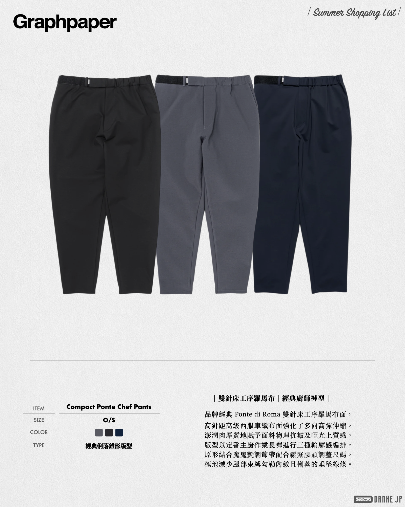 Graphpaper 07:11 Compact Ponte Jacket.012