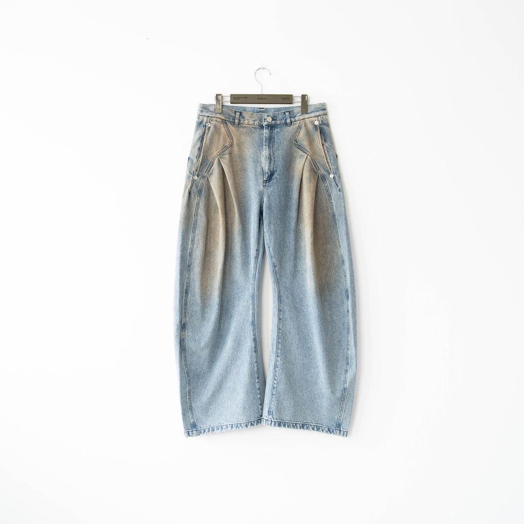 CONZ - Distressed curve denim-1