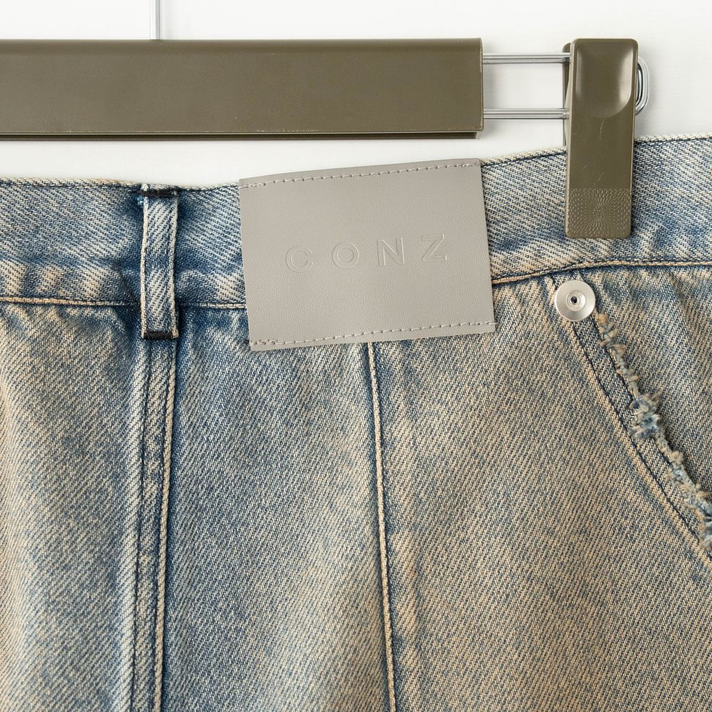 CONZ - Distressed curve denim-8