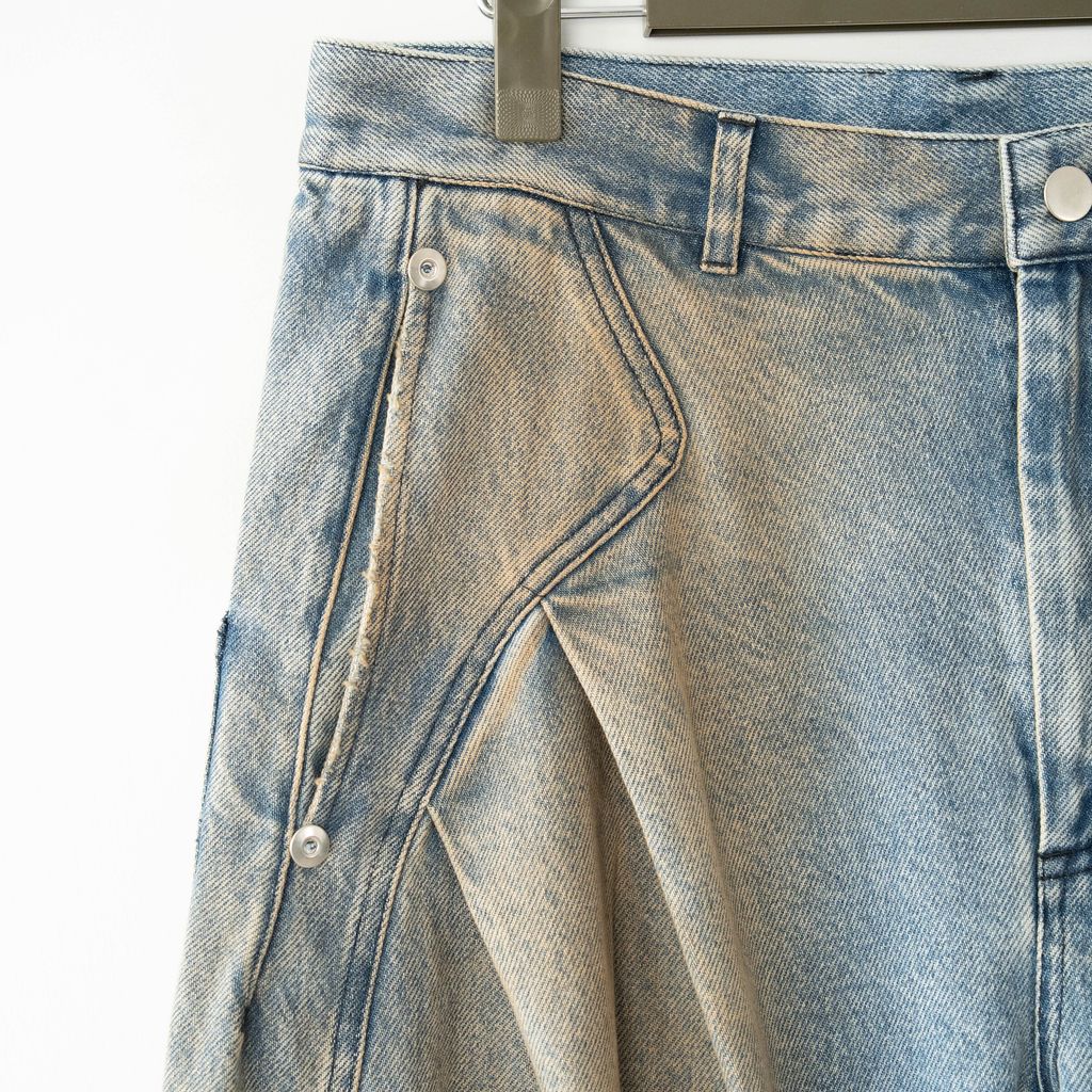 CONZ - Distressed curve denim-3