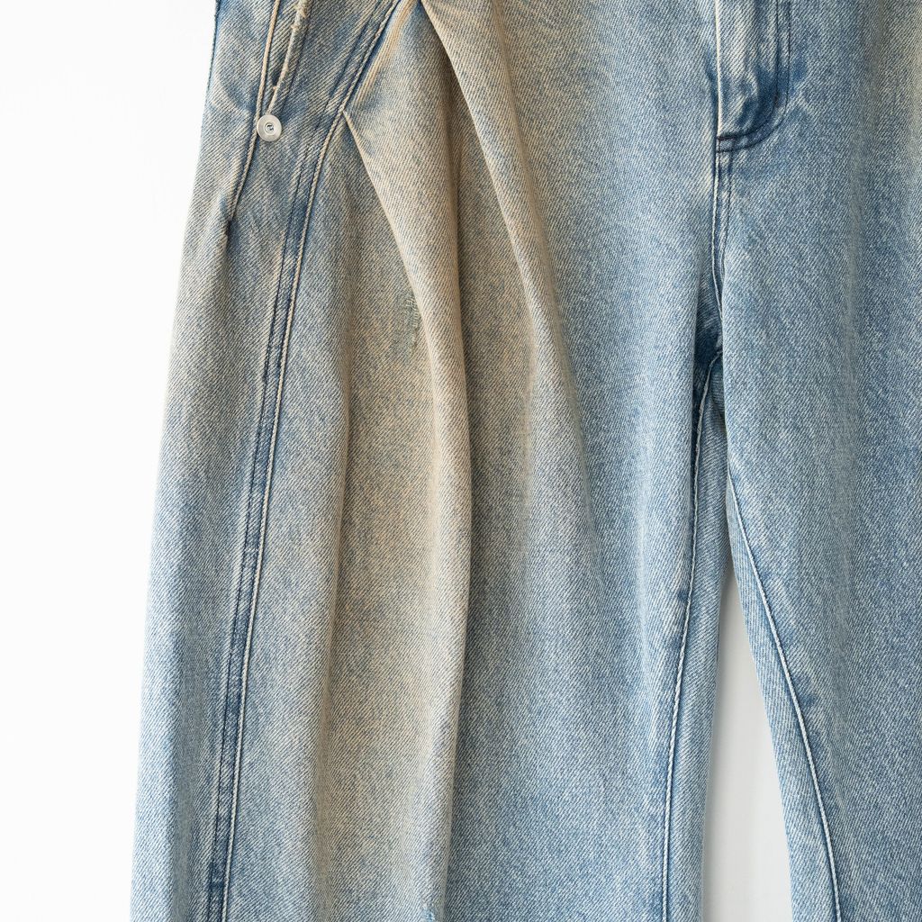 CONZ - Distressed curve denim-4