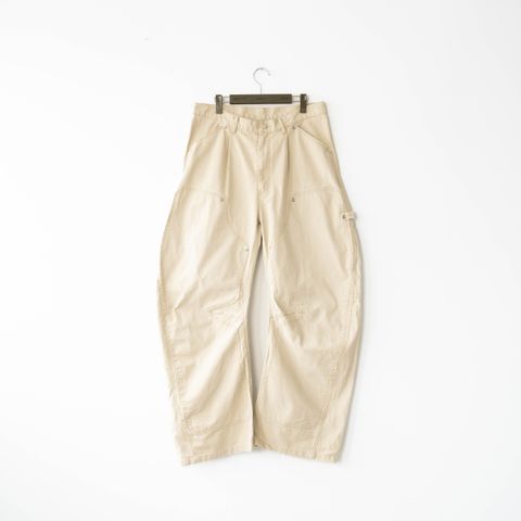 CONZ - Duck double knee curved leg pants-1