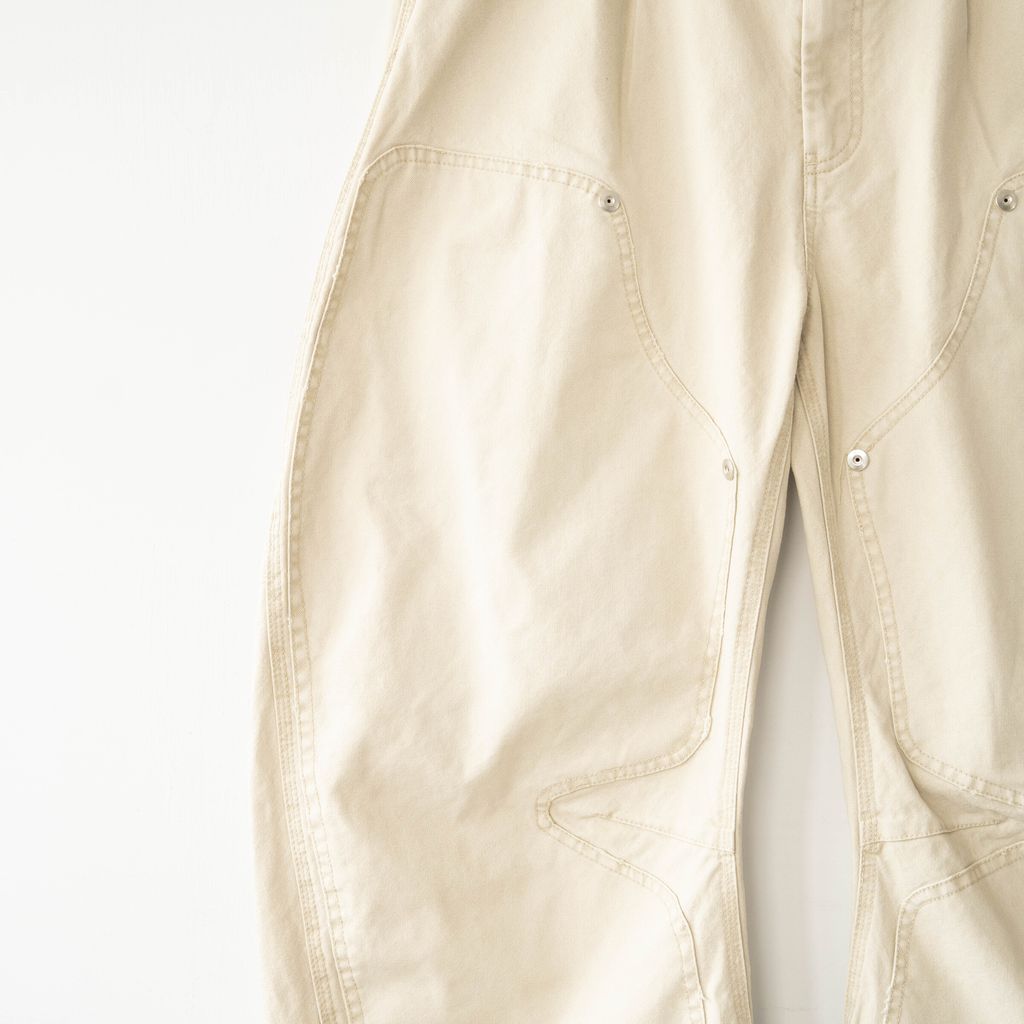 CONZ - Duck double knee curved leg pants-4