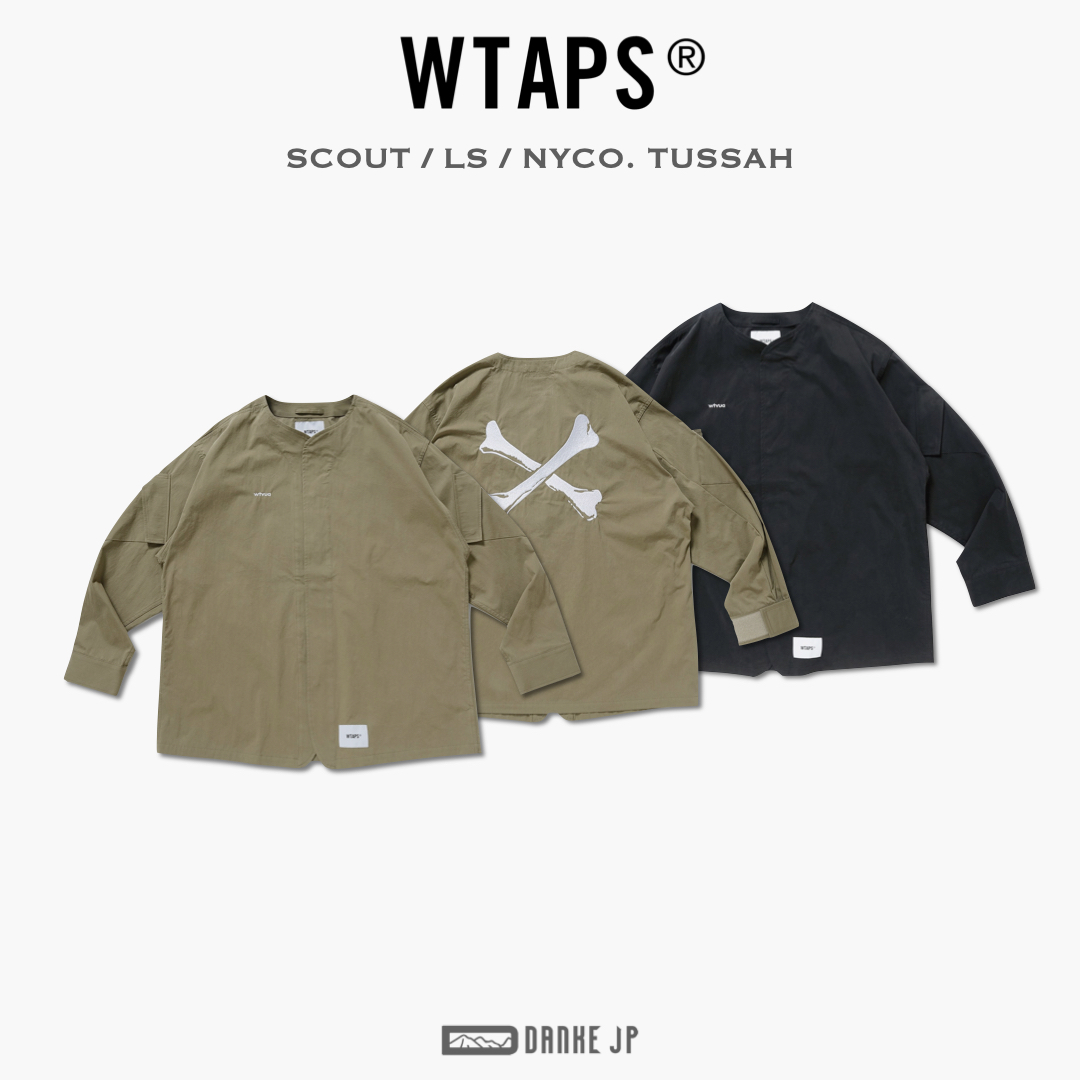 WTAPS SCOUT / LS /NYCO.TUSSAH BLACK L