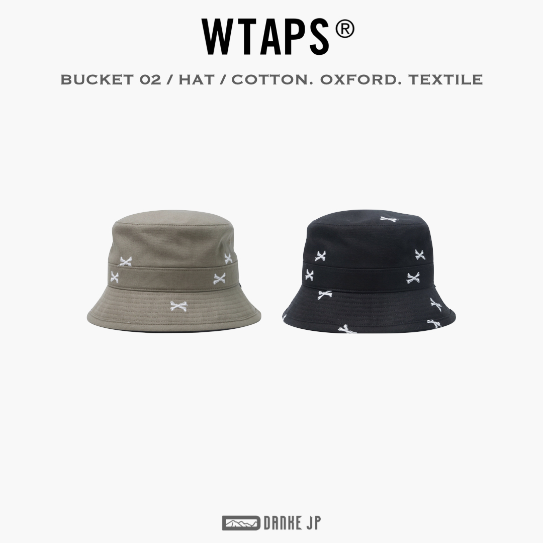 WTAPS BUCKET HAT TEXTILE OXFORD COTTON