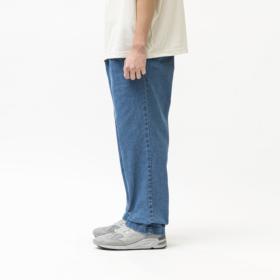 WTAPS TUCK 02 TROUSERS COTTON. DENIM L パンツ 割引卸売 Edward