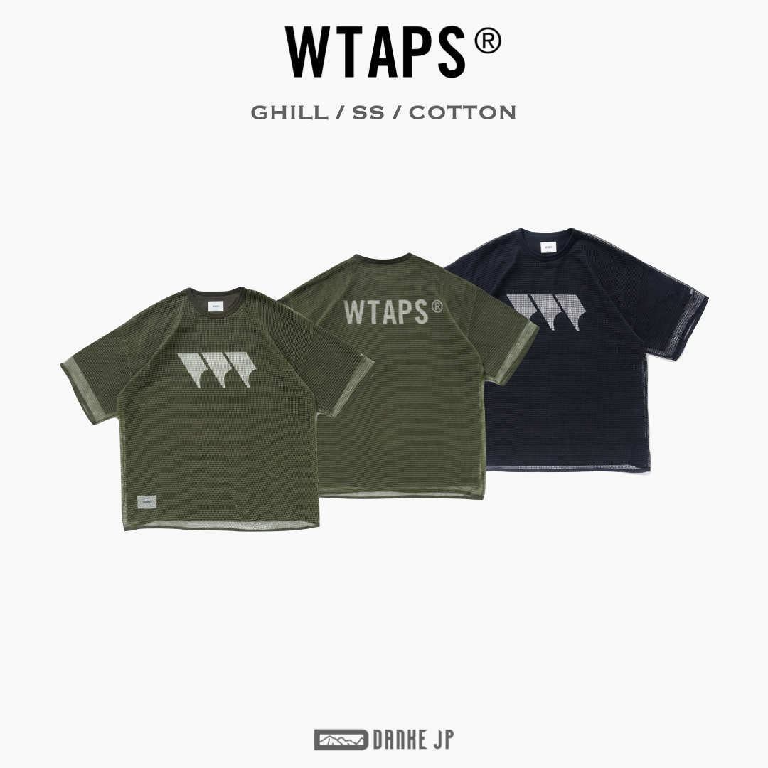 22SS WTAPS GHILL / SS / COTTON BLACKトップス