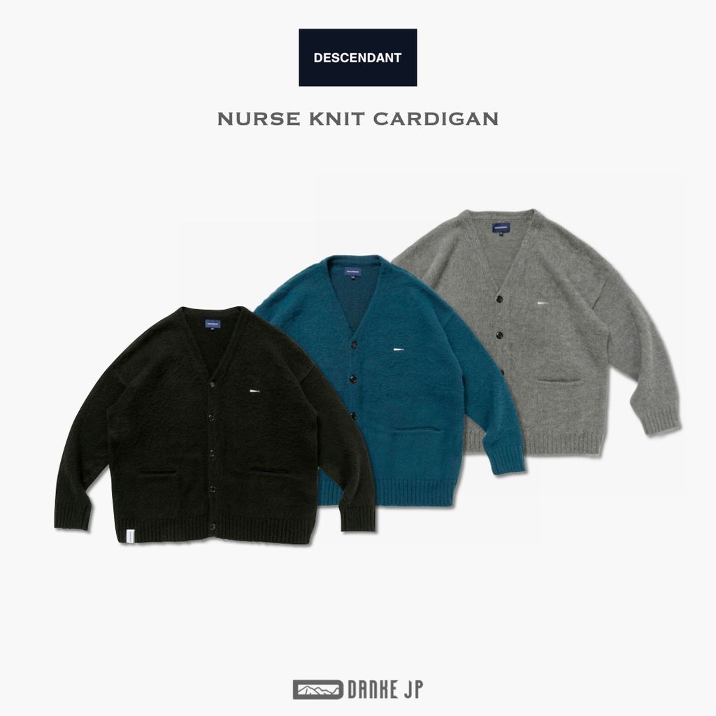 20aw descendant NURSE KNIT CARDIGAN fpar-