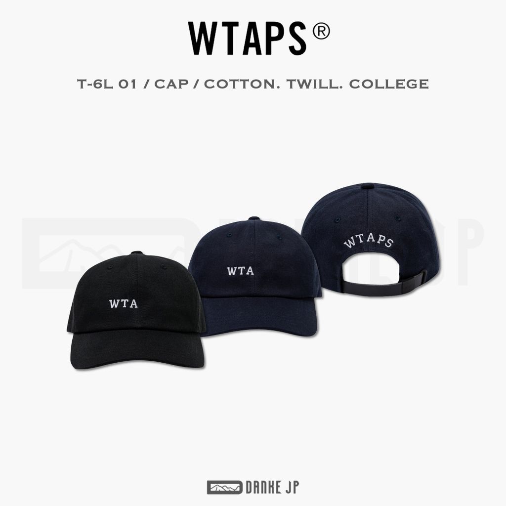 WTAPS T-6L 01 CAP COTTON. TWILL. COLLEGE