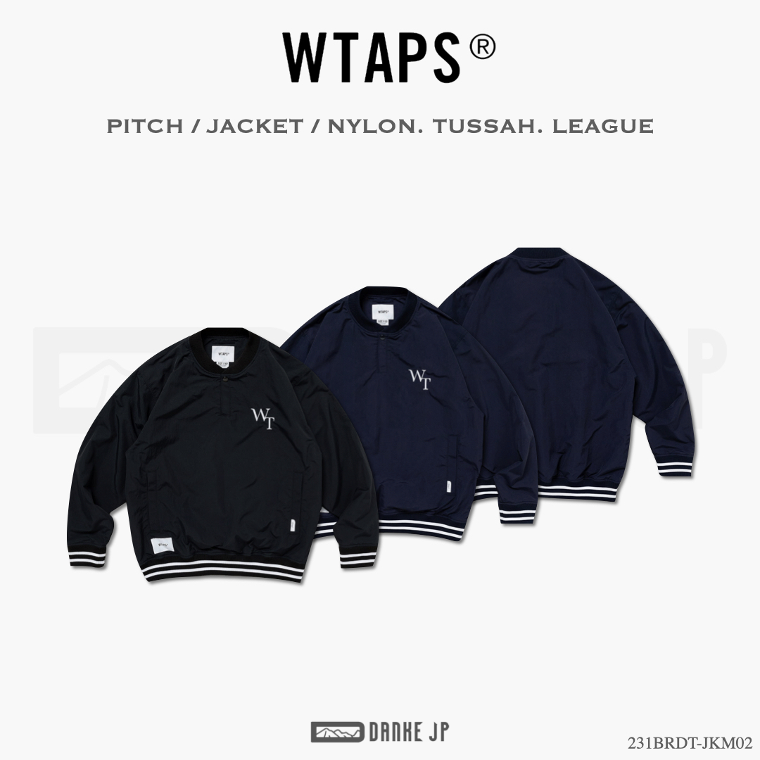 WTAPS PITCH JACKET NYLON TUSSAH LEAGUE-