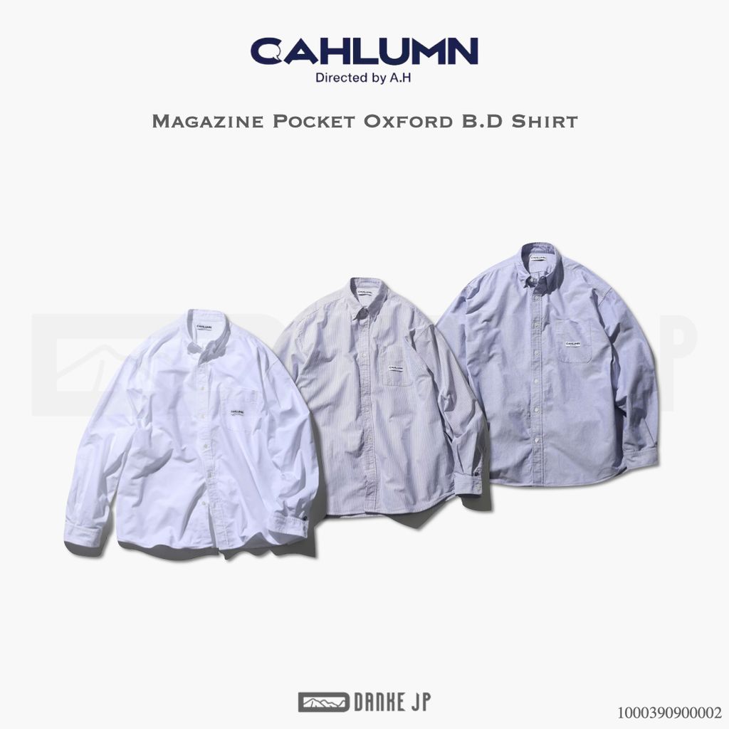 シャツ ブラウス CAHLUMN カウラム Magazine Pocket Broad Shirt