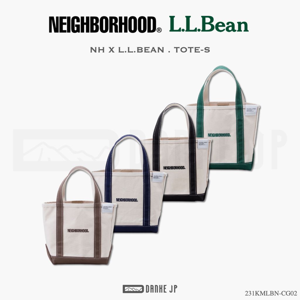 NH X L.L.BEAN . BLACK TOTE-L ネイバーフッド トート-