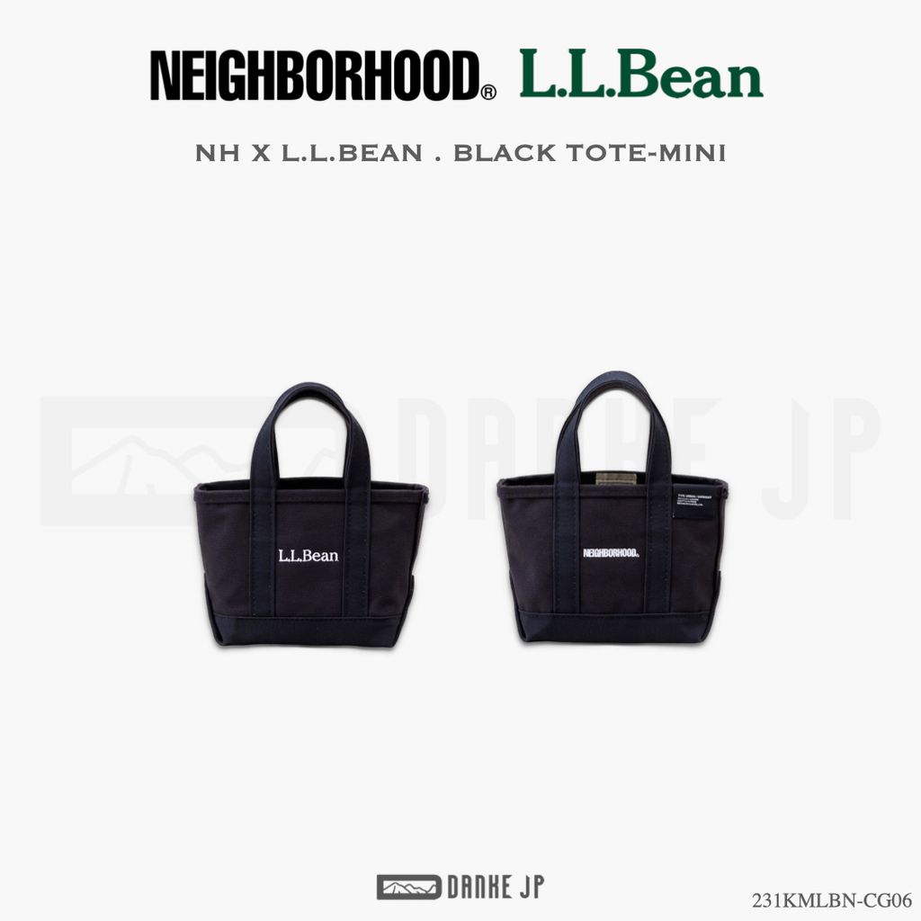 ネイバーフッド購入NH X L.L.BEAN . TOTE-MINI ネイビー ミニ トートバッグ