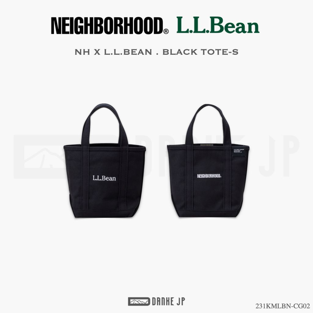 NEIGHBORHOOD NH X L.L.BEAN . BLACK TOTE-