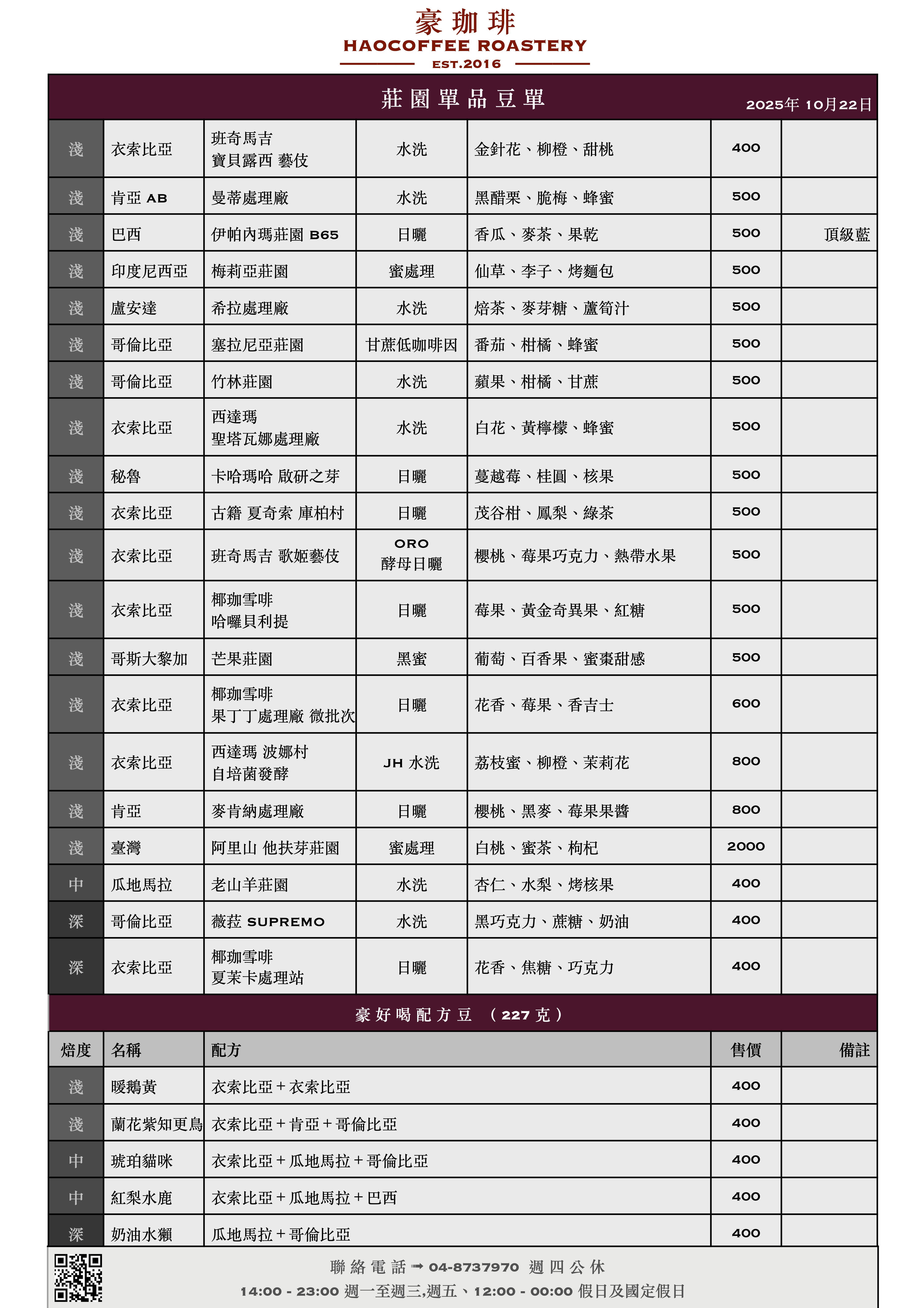 2025豪珈琲豆單 0916 c