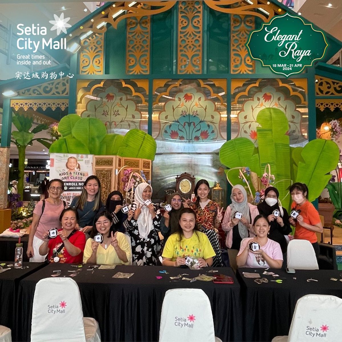 Peranakan Beads Embroidery Workshop at Setia City Mall