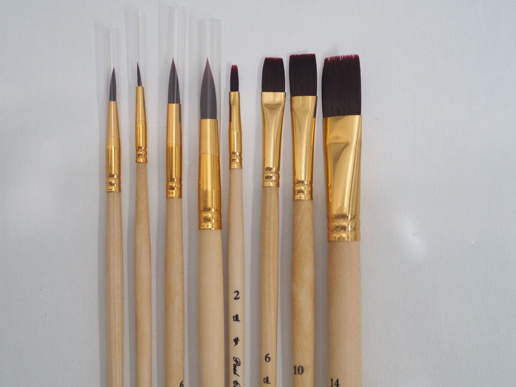 Oil & acrylic brush set, series 220-221-222 no. 8