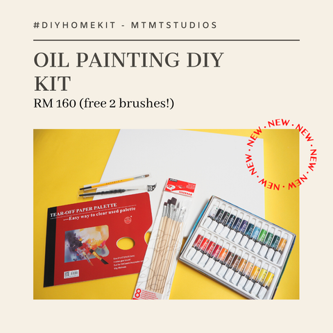 MARIES 24-Colors Oil Painting Set