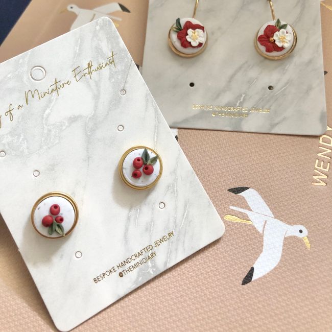 Diary of a Miniature Enthusiast | Featured Collections - Clay Earrings