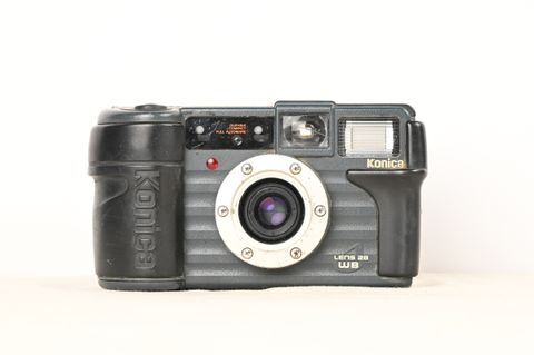 美品動作品 Konica 現場監督 Lens 28 WB 希少色グレー