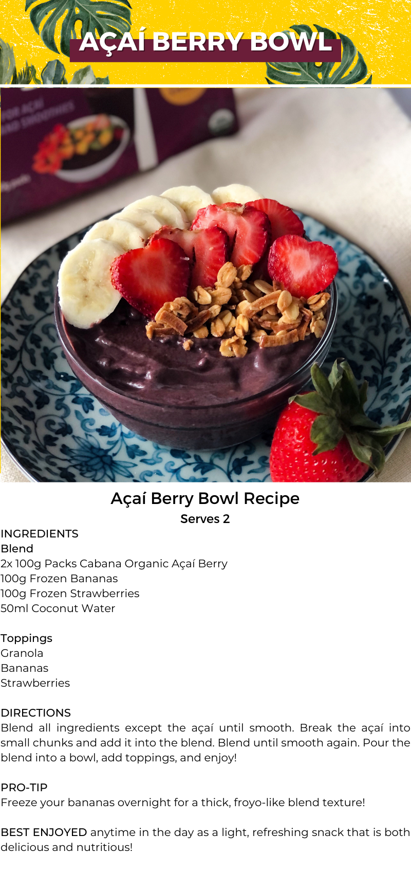 Acai Bowl Recipe