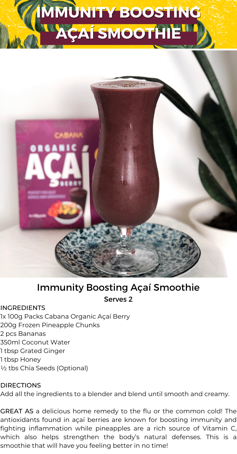 Immunity Boosting Acai Smoothie