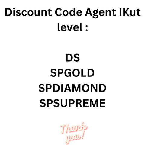 ORDER BY KODI ONLY Discount Code Agent IKut level  SPGOLD180 SPDIAMOND220 SPSUPREME240 (4)